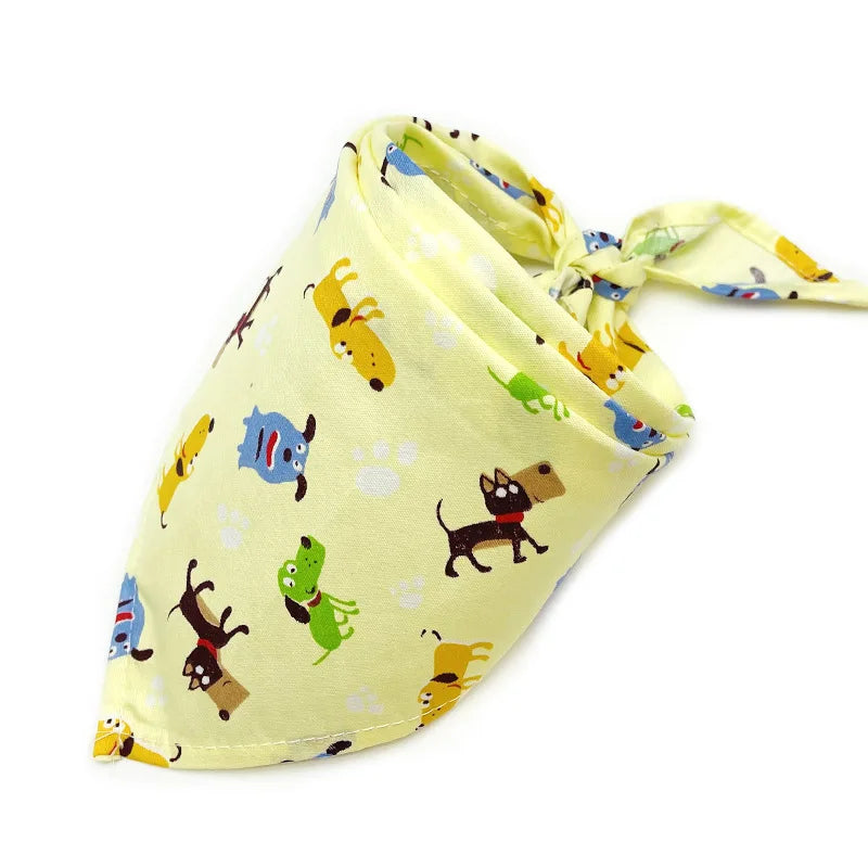 30/50 Pcs Dog Bandana Lot Bulk Personalized Pet Dog Face Bandana Washable Dog Bandanas For Small Large Dogs 20 Colors
