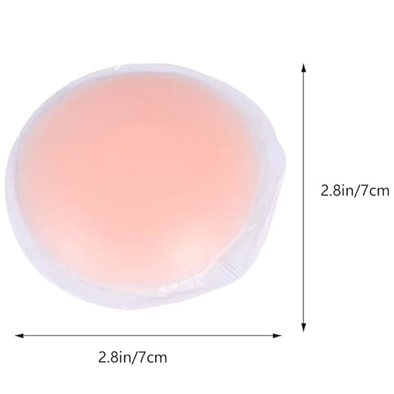 Reusable Silicone Pasties - Seamless Nipple Covers for Women, Invisible Under Clothing, No-Slip Petals nipple cover women