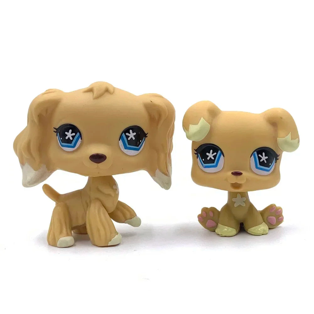 Rare Animal littlest pet shop lps toy toy Cute kitten Stands Dog Dachshund Collie Cocker Spaniel Great Dane Old Bobble head toy