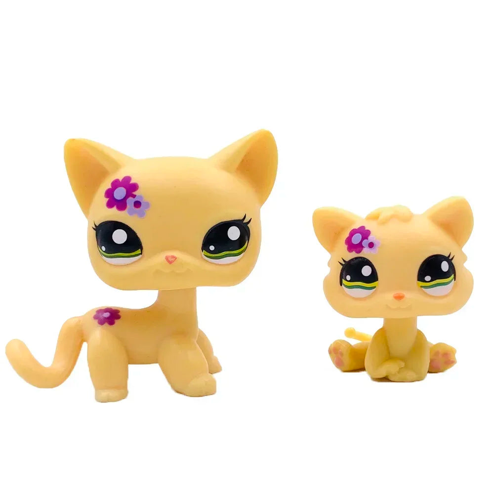 Rare Animal littlest pet shop lps toy toy Cute kitten Stands Dog Dachshund Collie Cocker Spaniel Great Dane Old Bobble head toy