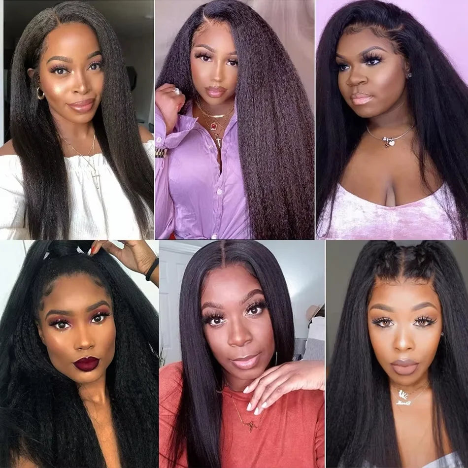 Kinky Straight Human Hair Bundles 30 inch Brazilian Hair Weave Bundles Sew In Remy Hair Extensions 3 4 Bundles Virgin Hair Weft