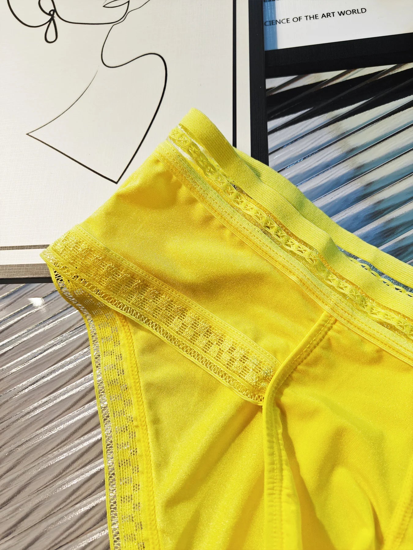 Men's Ice Silk Boxer Pants Breathable Panties Male Large Ultra Thin Boxer Shorts Sexy Thong underwear Randomly 3pcs Five colors