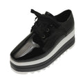 2024 New Spring Women Flat Platform Shoes Slip on Moccains Ladies Casual Shoes Woman Thick Sole Brogue Creepers Sneakers