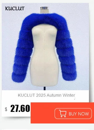 KUCLUT 2025 Autumn Winter Plush Vest For Women High-End Faux Mink Velvet High Collar Elegant Waistcoat Top Female 1A1010