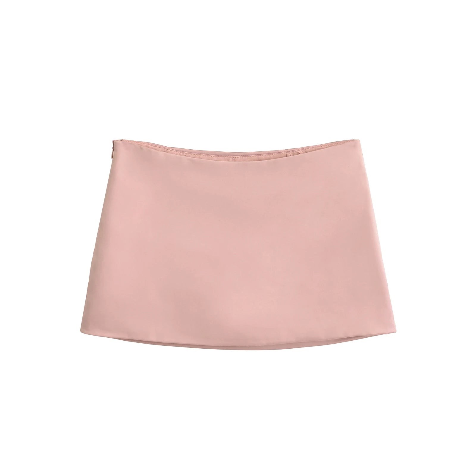 Korean Fashion Black Mini Skirts Summer Clothes Women 2025 Low Rise Skirts Mini Satin Skirt Low Waist Pencil Skirt With Shorts
