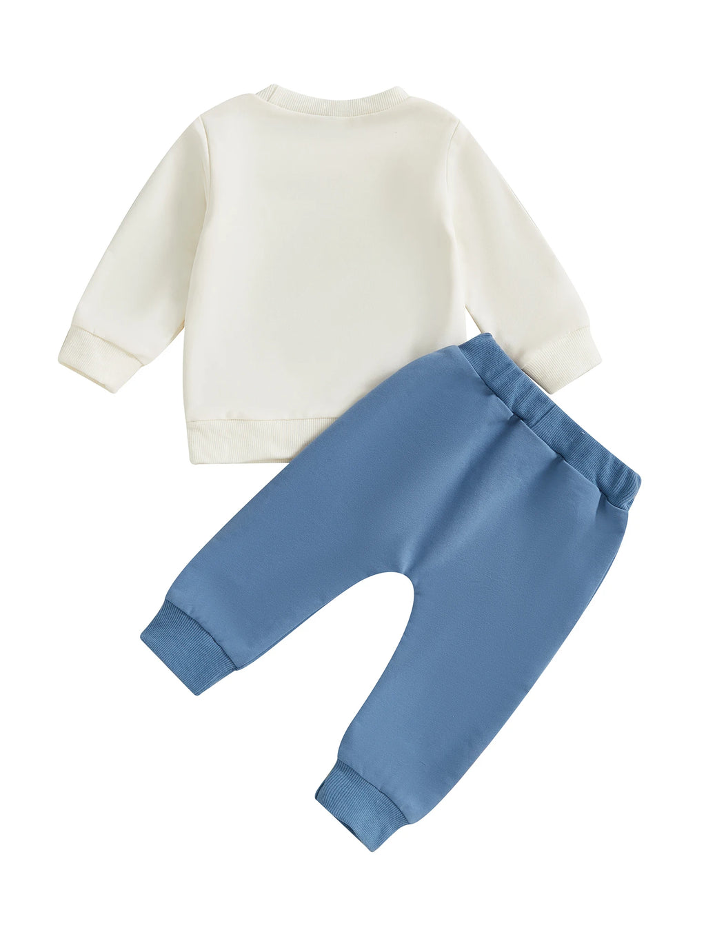 Toddler Boys Fall Outfits Retro Truck Print Long Sleeve Sweatshirts and Long Pants 2Pcs Clothes Set