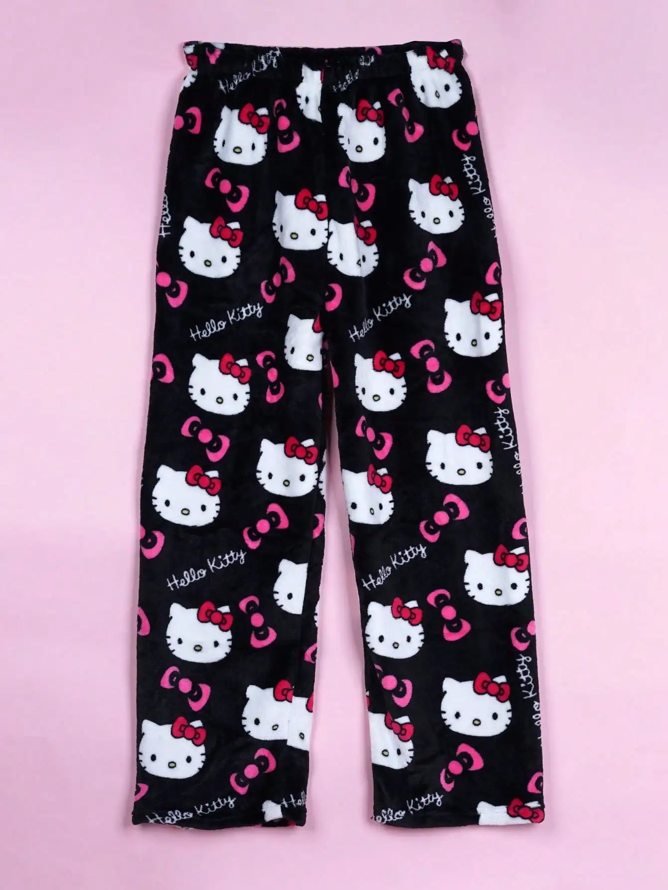 Y2K Hello Kitty pajamas anime women's pajamas cartoon couple walking home pajamas trousers casual homewear