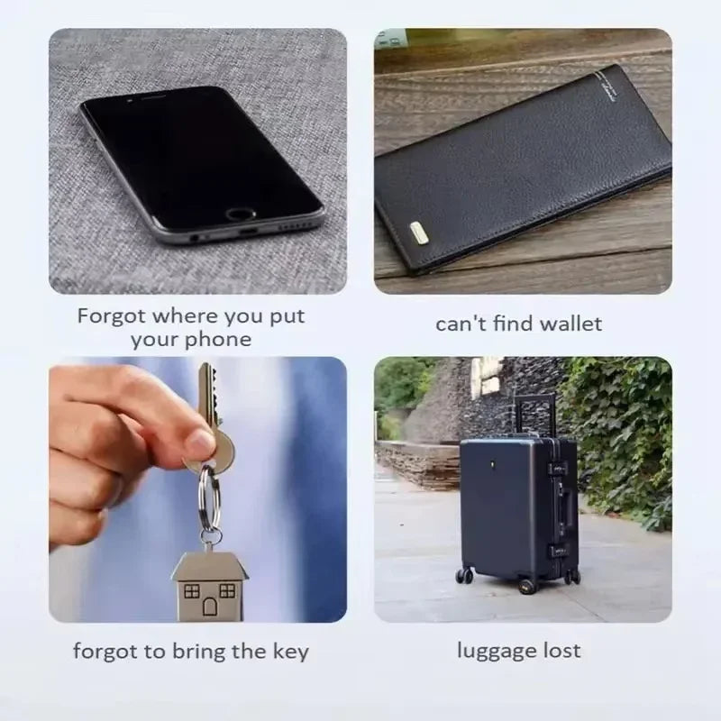 Mini Bluetooth 5.0 Tracker GPS AntiLost Device Round Pet Kids Bag Wallet Tracking Finder Locator Air Tag Smart Home NEW
