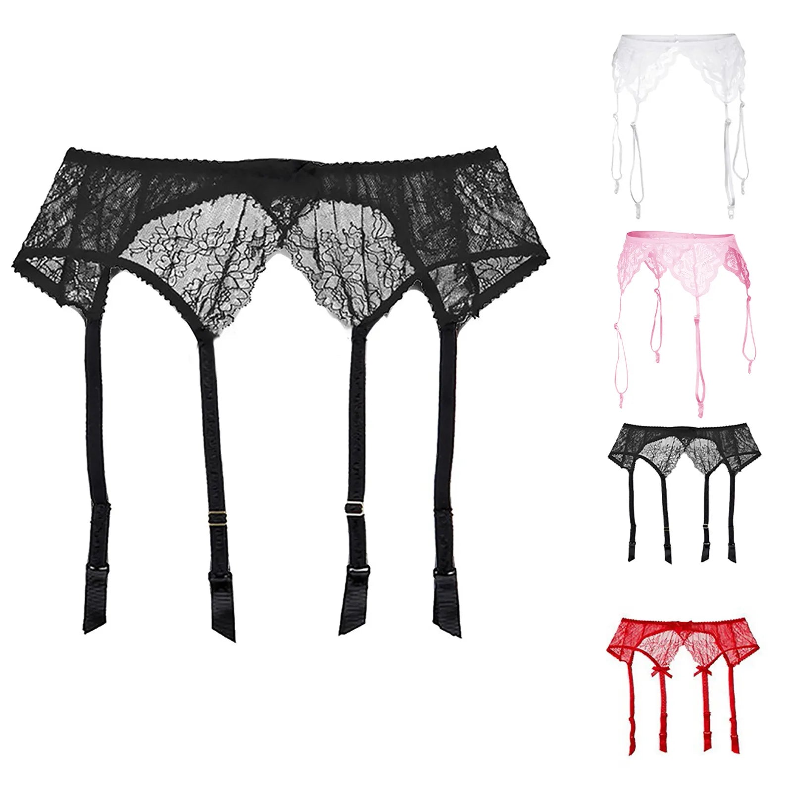 Sexy Lingerie Lace Garter Elastic Pure Desire Fashionable Erotic Intimates Hot Selling Temptation Ultra-Thin Underwear Set