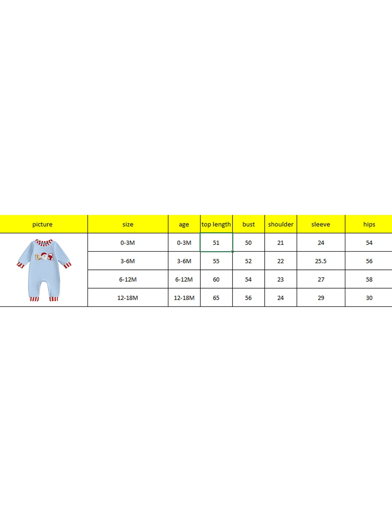 Lioraitiin Newborn Baby Boys Christmas Romper Santa Embroidery Striped Crew Neck Long Sleeve Full Length Jumpsuit