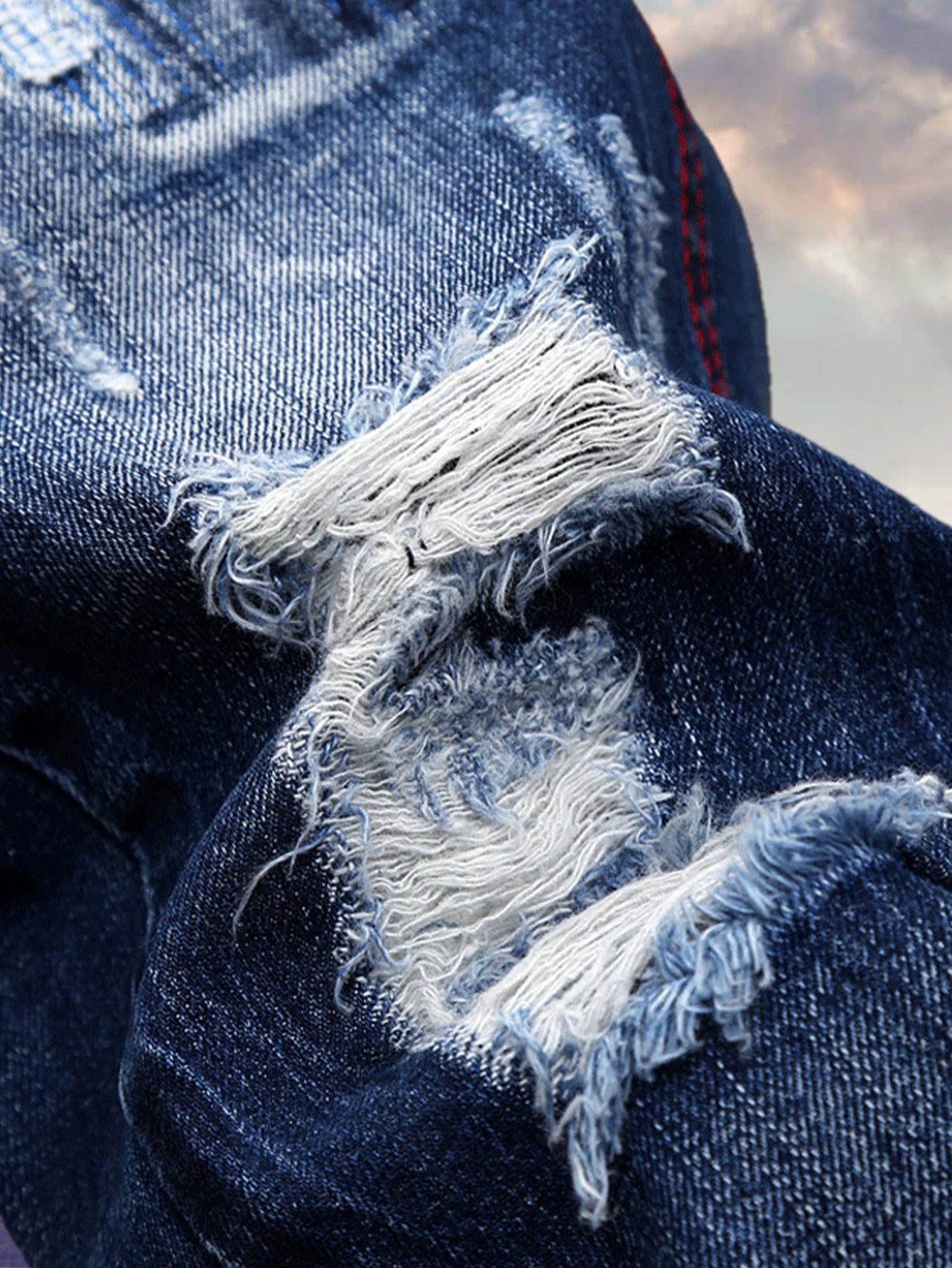 American youth trend to make old men's straight jeans