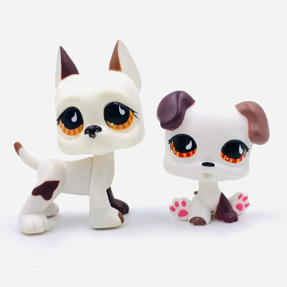 Rare Animal littlest pet shop lps toy toy Cute kitten Stands Dog Dachshund Collie Cocker Spaniel Great Dane Old Bobble head toy