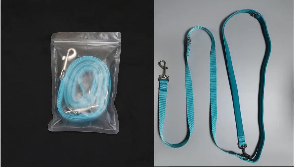 Multifunctional Dog Leash,Adjustable Length Multipurpose for Medium & Large Dogs,Convertible Hands Free,Crossbody,Over Shoulder